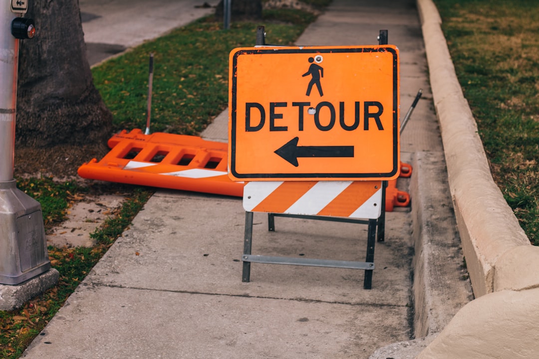 detour sign detour sign