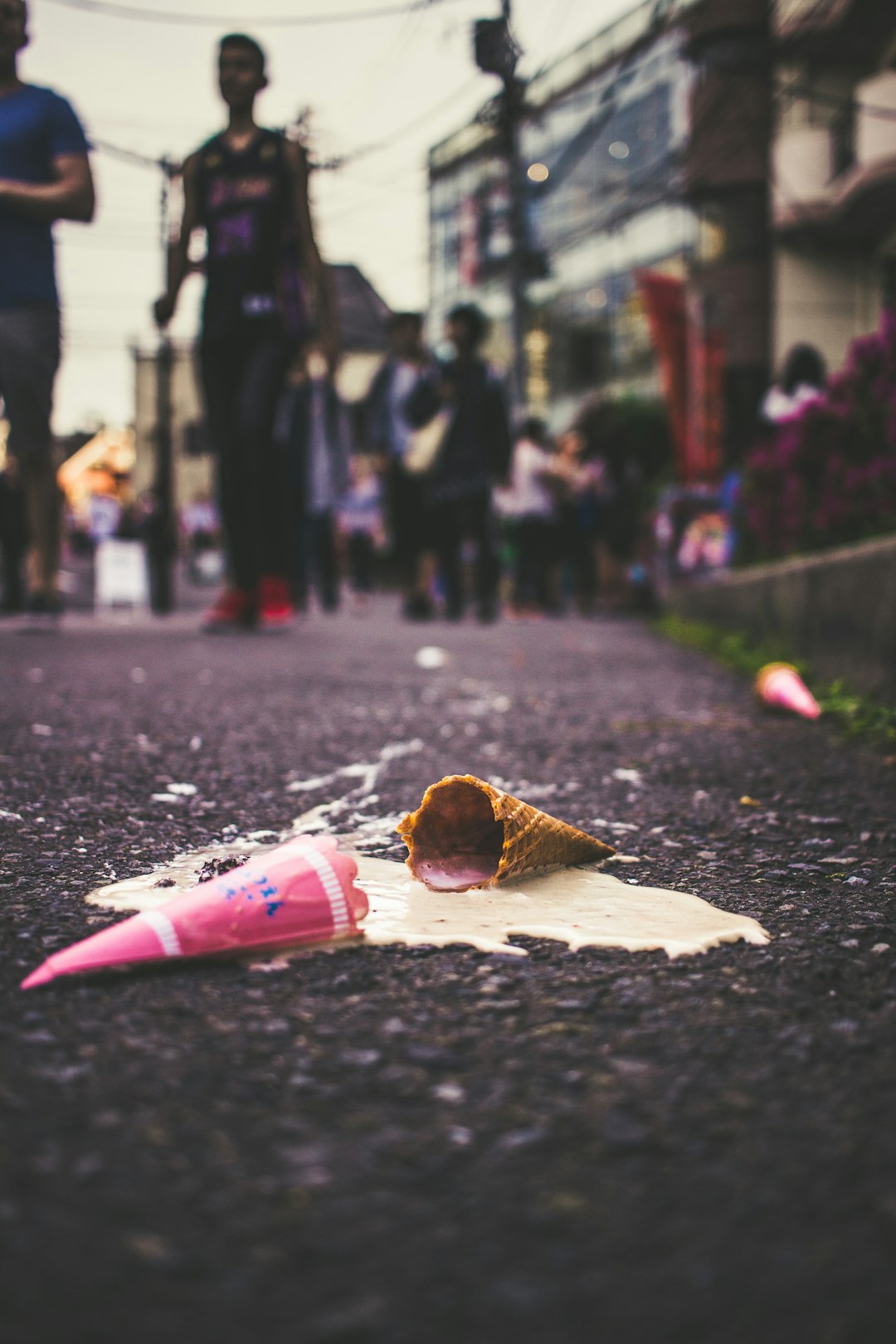 Dropped Ice Cream Cone Dropped Ice Cream Cone