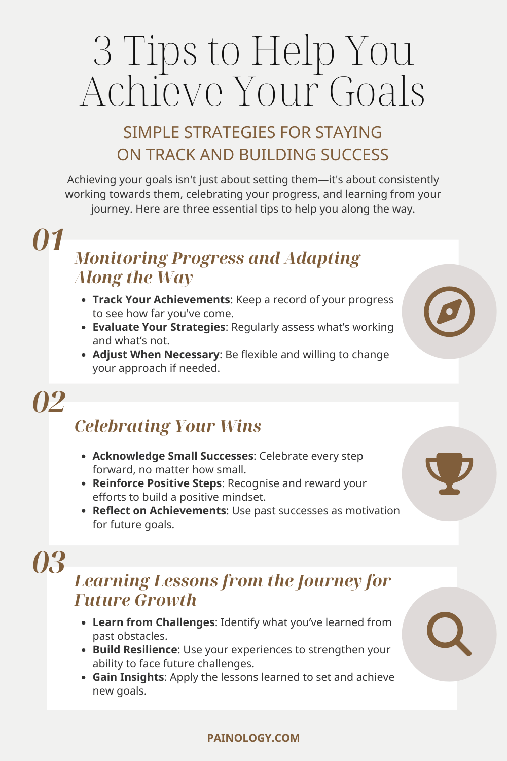 3 Tips to Help You Achieve Your Goals 3 Tips to Help You Achieve Your Goals