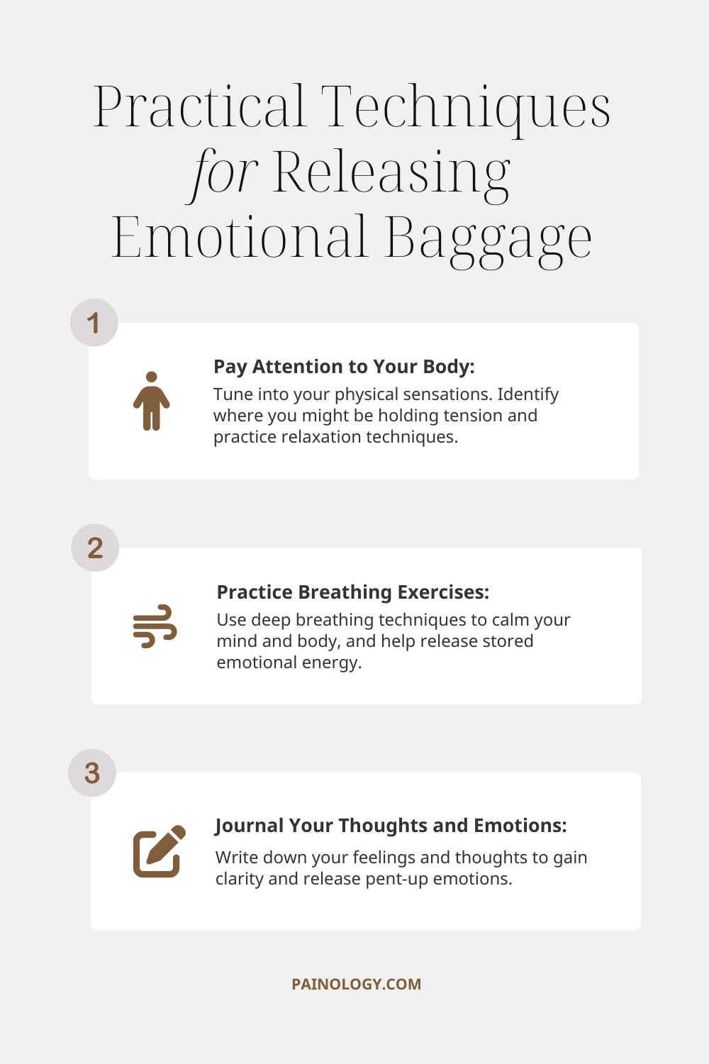 Practical Techniques for Releasing Emotional Baggage Practical Techniques for Releasing Emotional Baggage