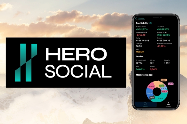 Hero Social - NORSK Copy Trading App