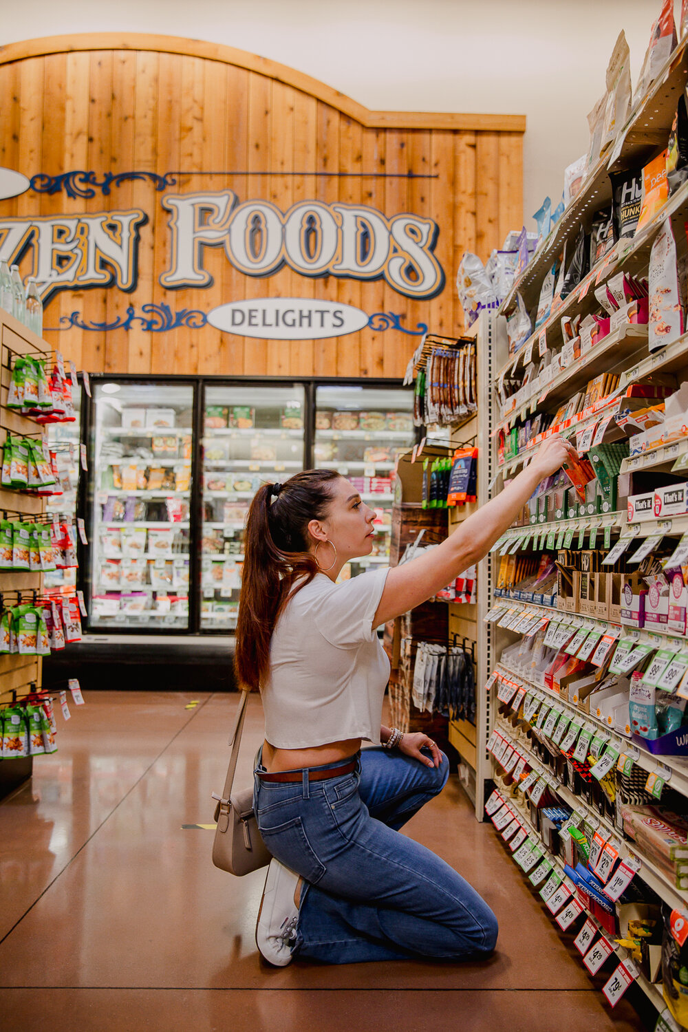 choosing groceries