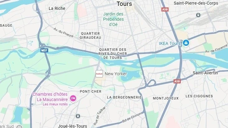 Zones d’intervention vitrerie autour de Tours