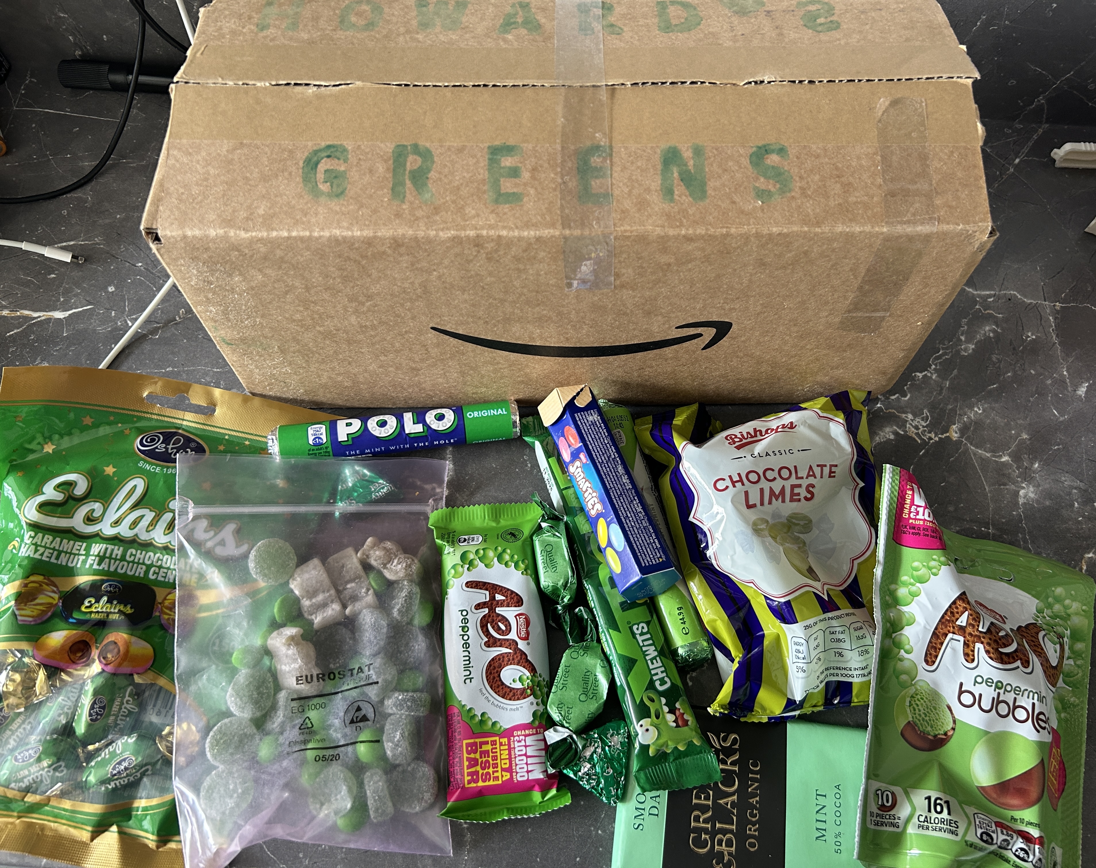 Greens Veggies and Sweets