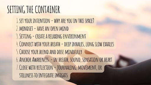 Setting the Container Setting the Container