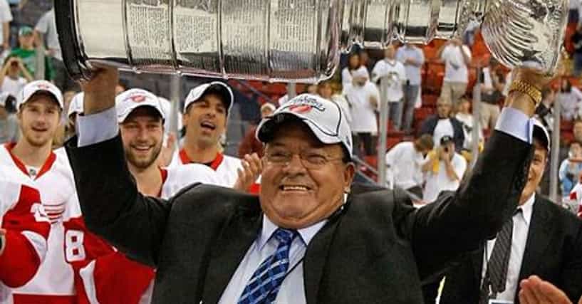 Detroit Red Wings Stanley Cup Coach Scotty Bowman