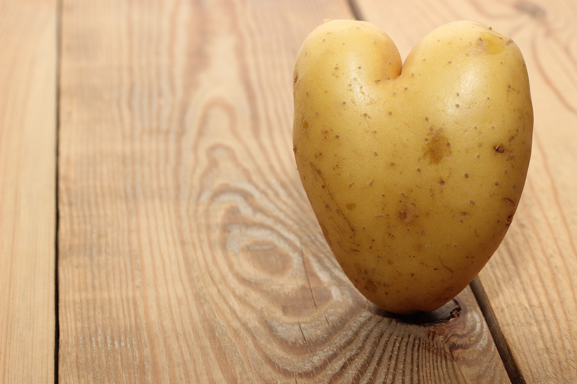 heart shaped potato