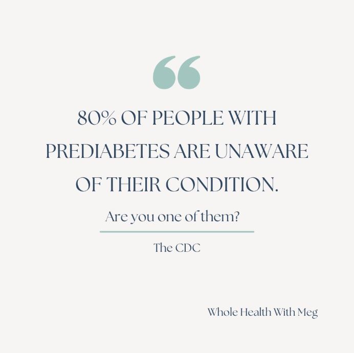 individuals with prediabetes are unaware