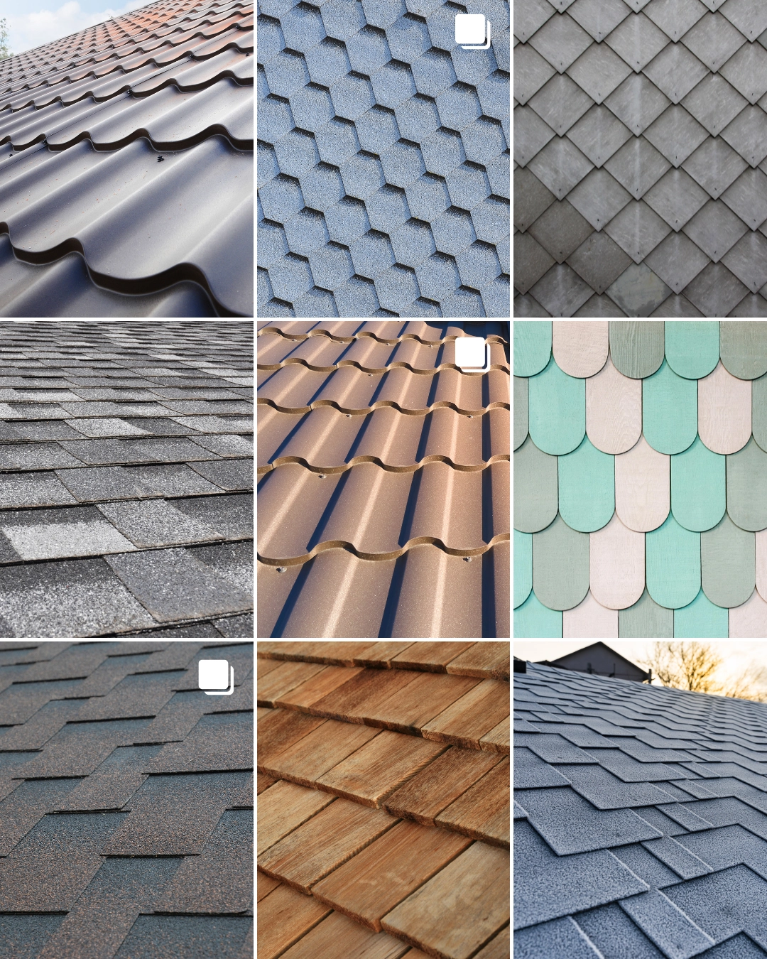 shingles on instagram style collage