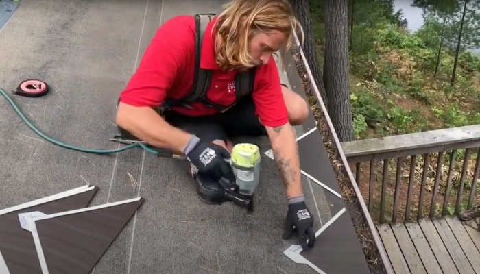 roofing school - starting shingles