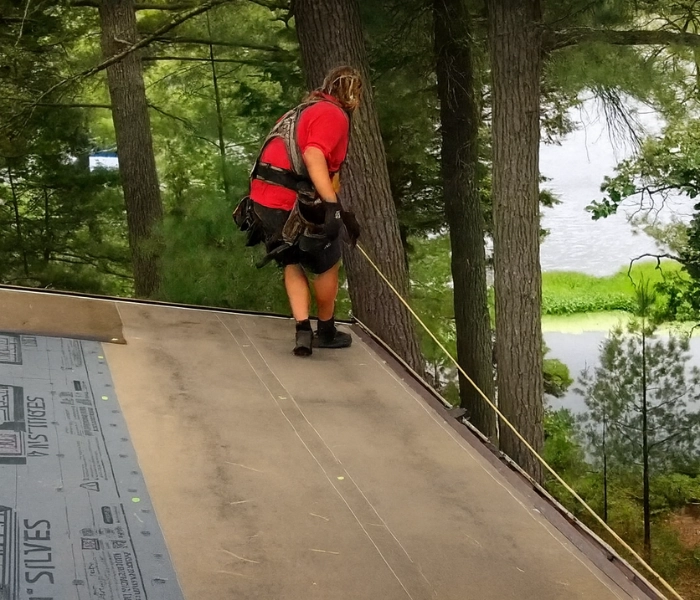 roofing school - basic diamond steel shingle install