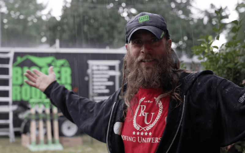 best damn roofer in the rain 