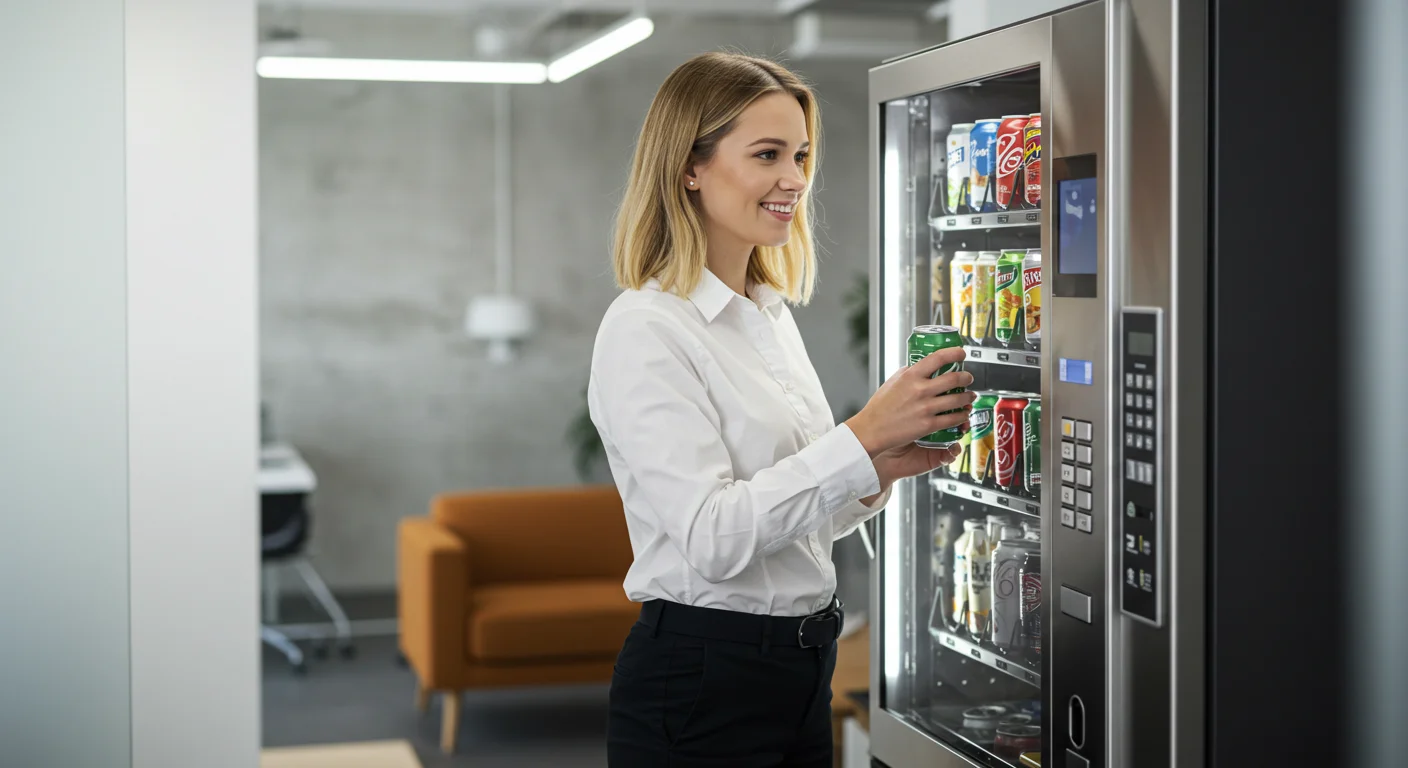 Modern smart vending machine installation by Mach 2 Vending