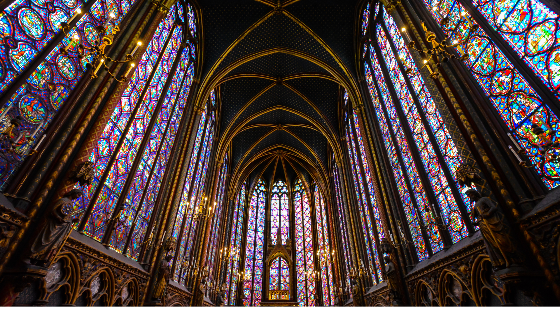 Stained glass church window