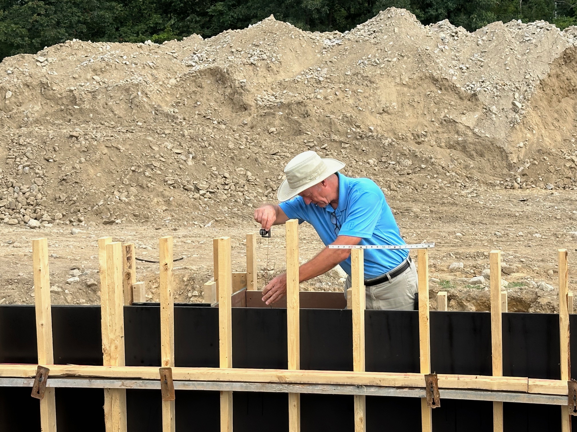 precision on forming foundation walls