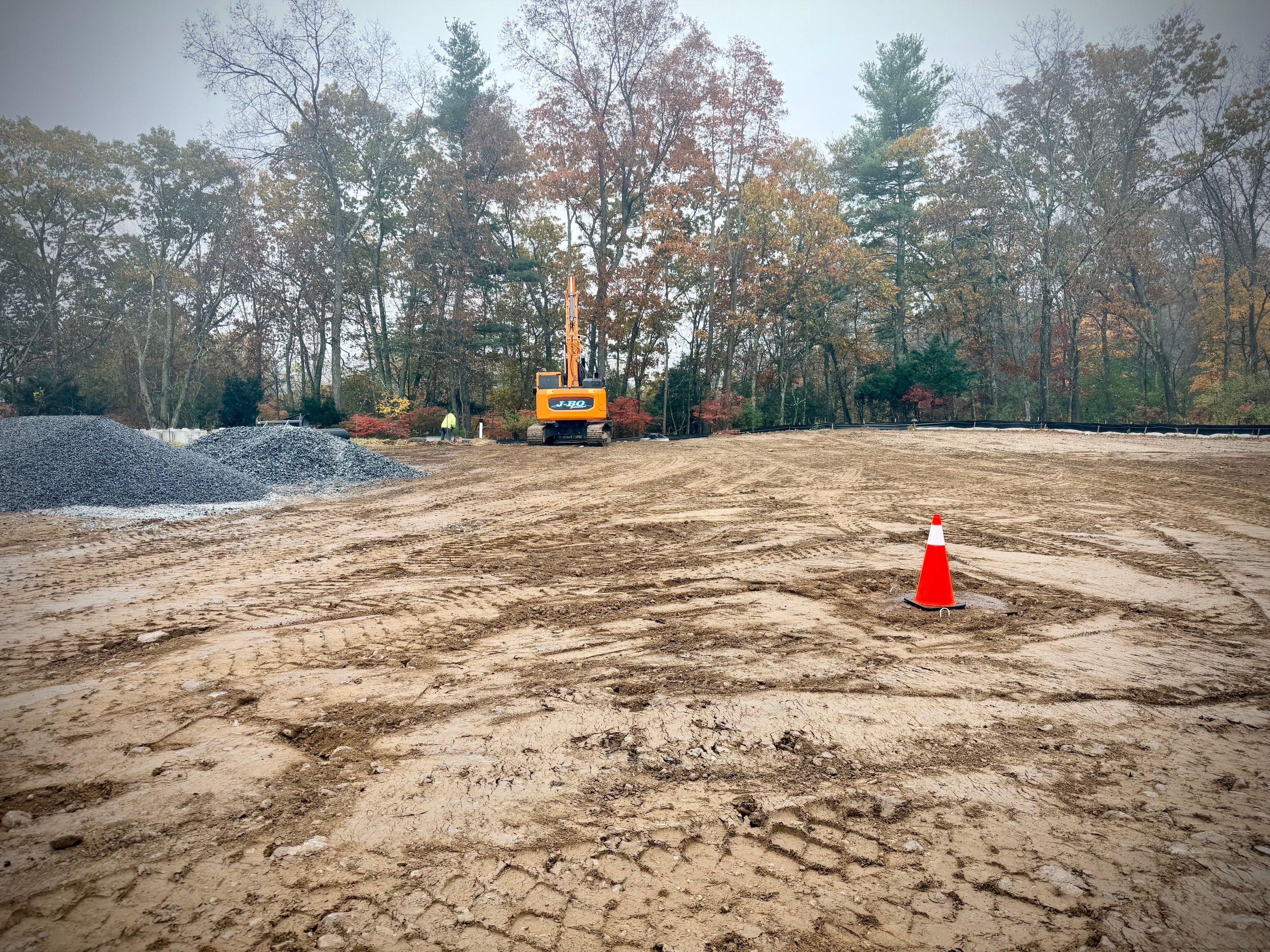 Cultec system underneath Cultec system underneath