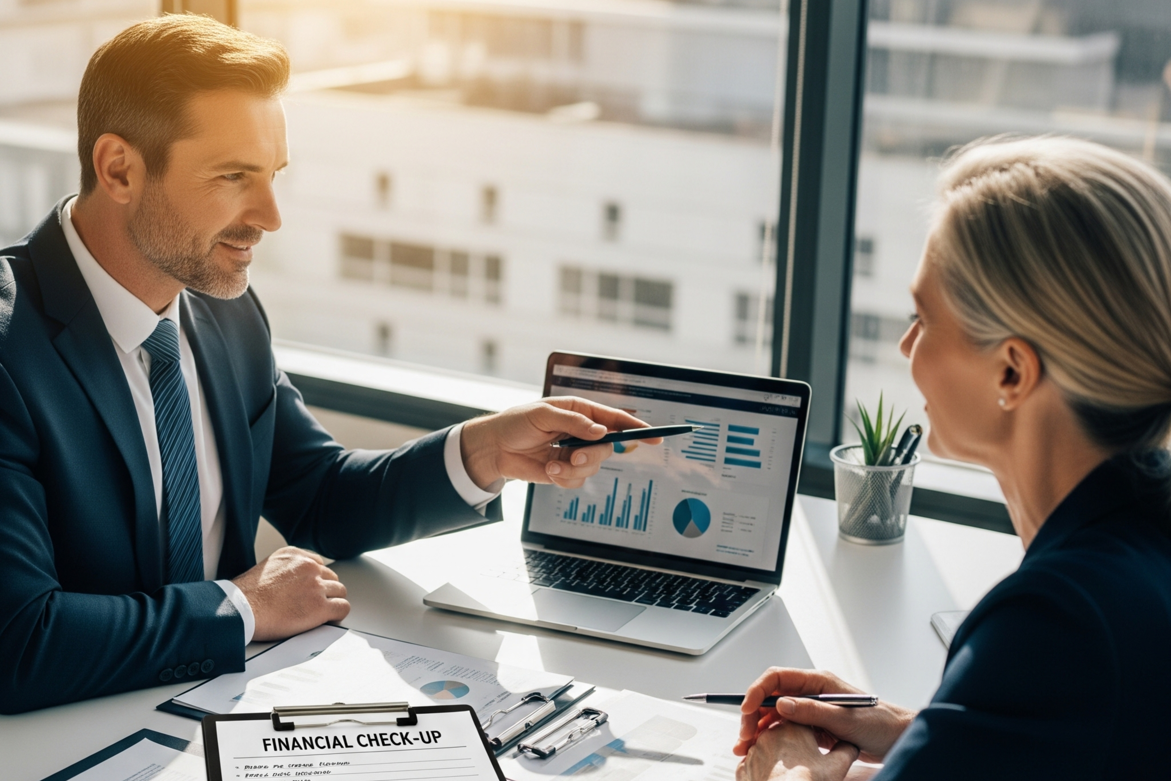 Financial planning illustration