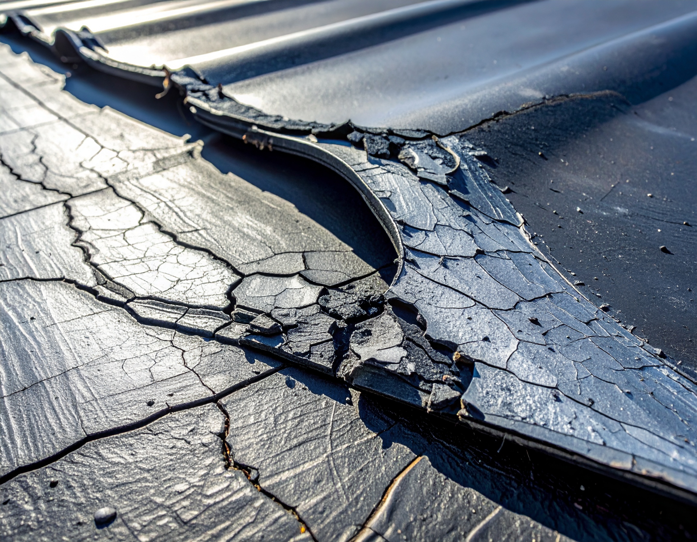 EPDM membrane shrinkage