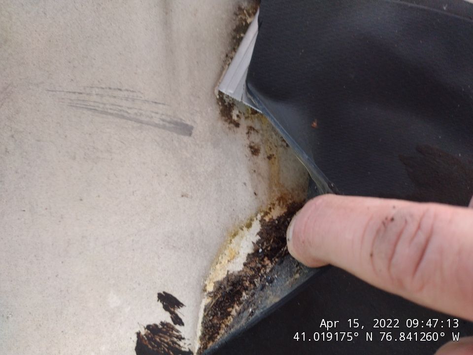 EPDM seam failure