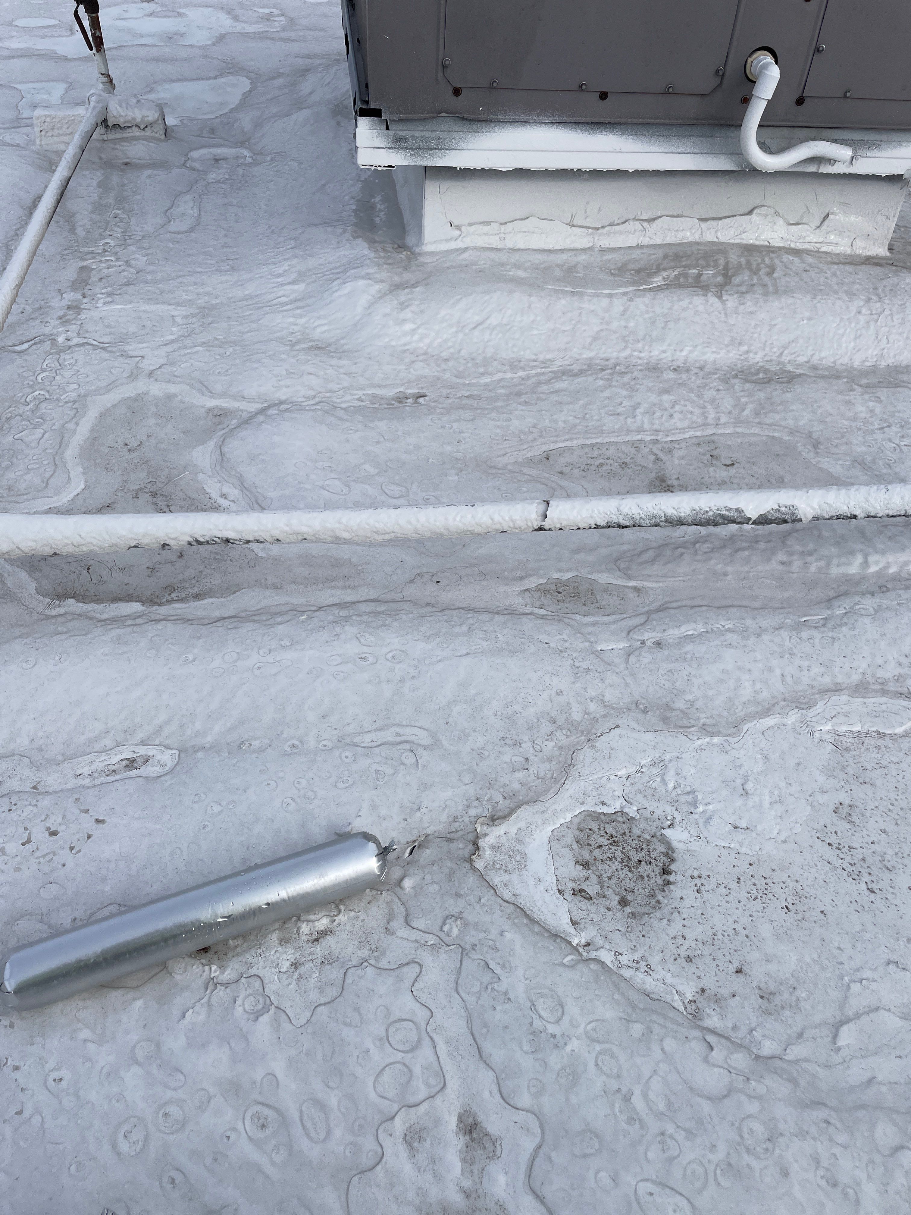 UV Degradation on Foam Roof