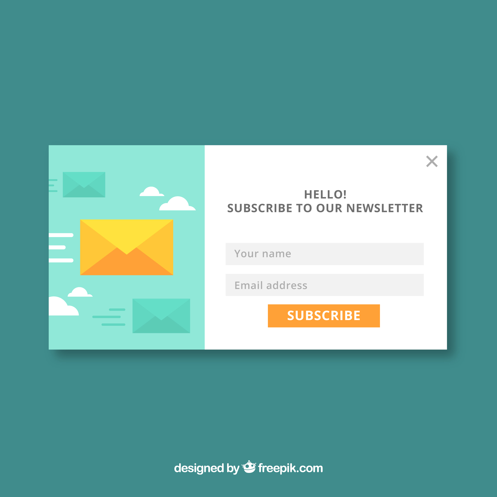 email signup popup on website email signup popup on website