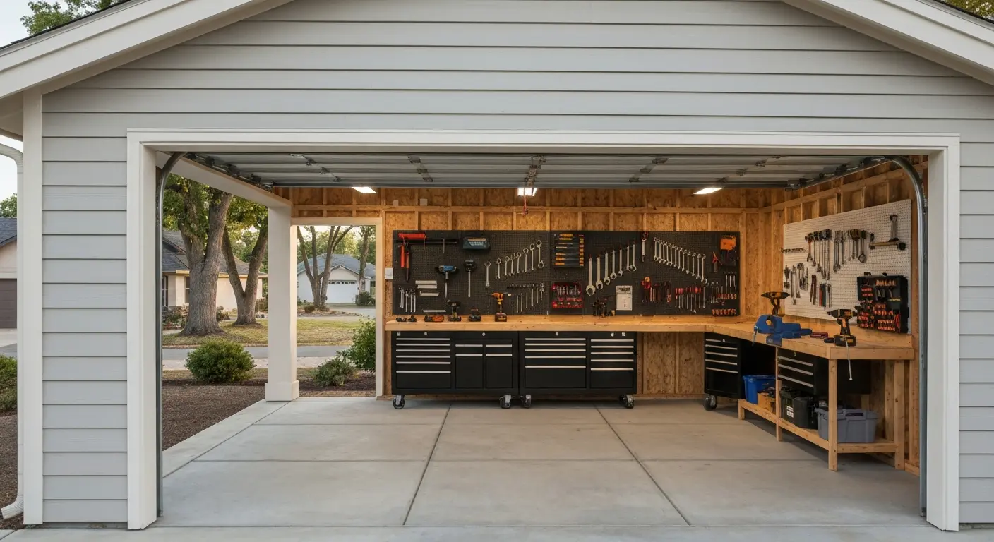 Carport conversion to garage