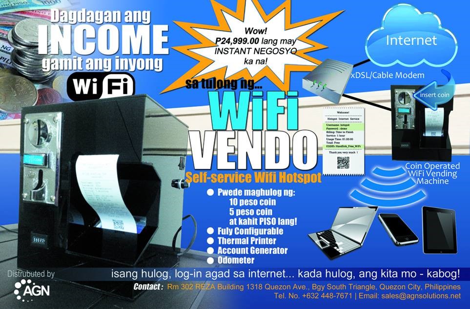 AGN Peso Wifi Vendo Machine AGN Peso Wifi Vendo Machine