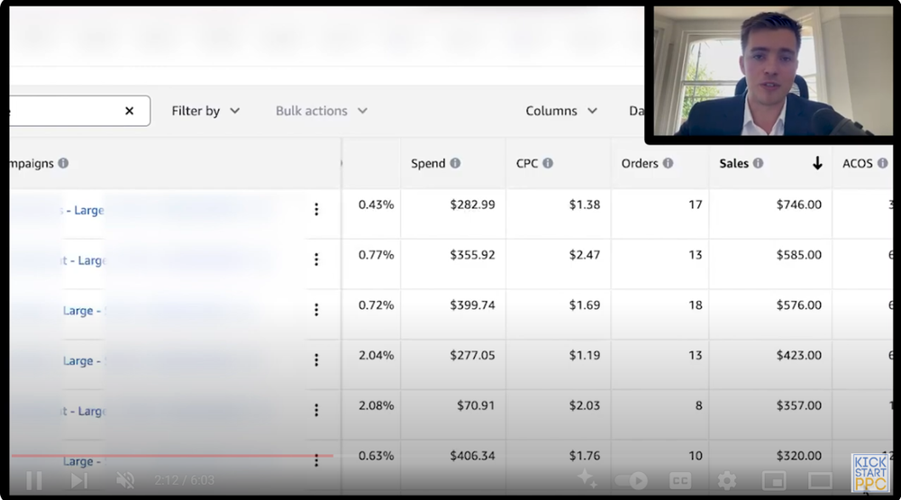 Kickstart PPC Amazon PPC keywords by size and color Kickstart PPC Amazon PPC keywords by size and color