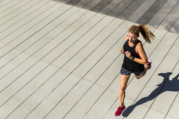 Girl running