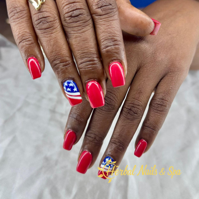 Finished set at our Chino Hills nail salon