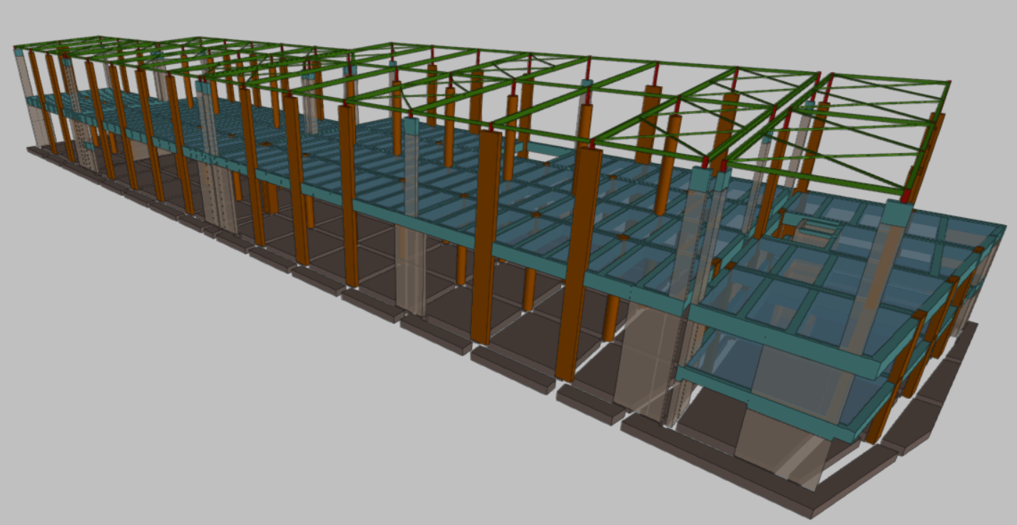 Industrial building structural analysis