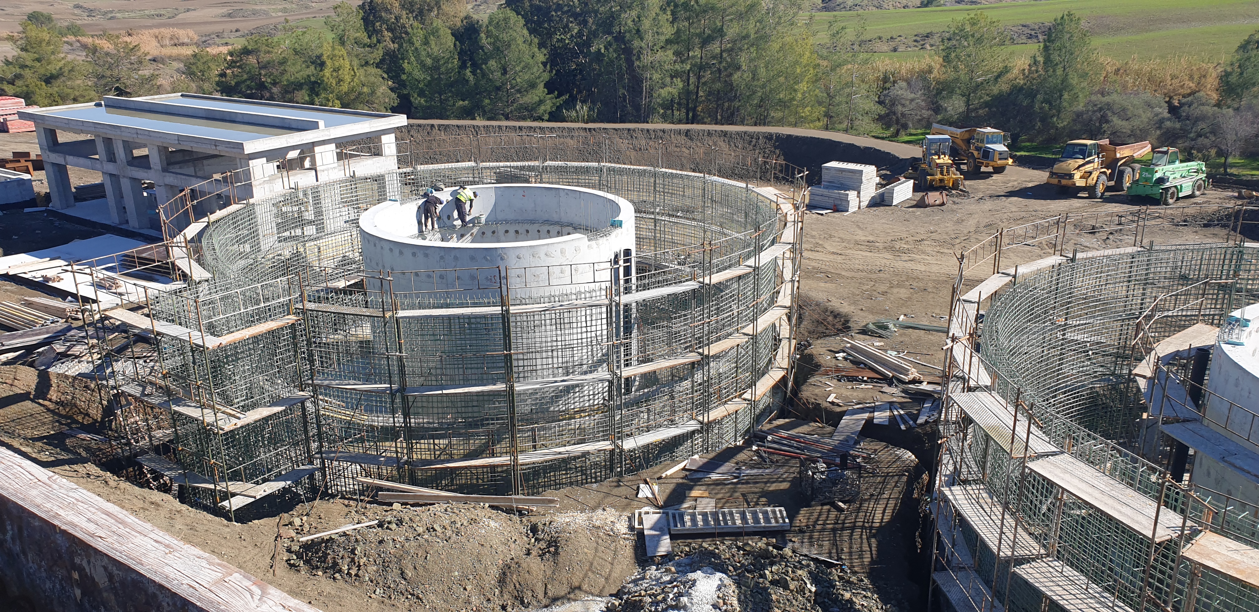 Waste Water Treatment Plant Solea construction works