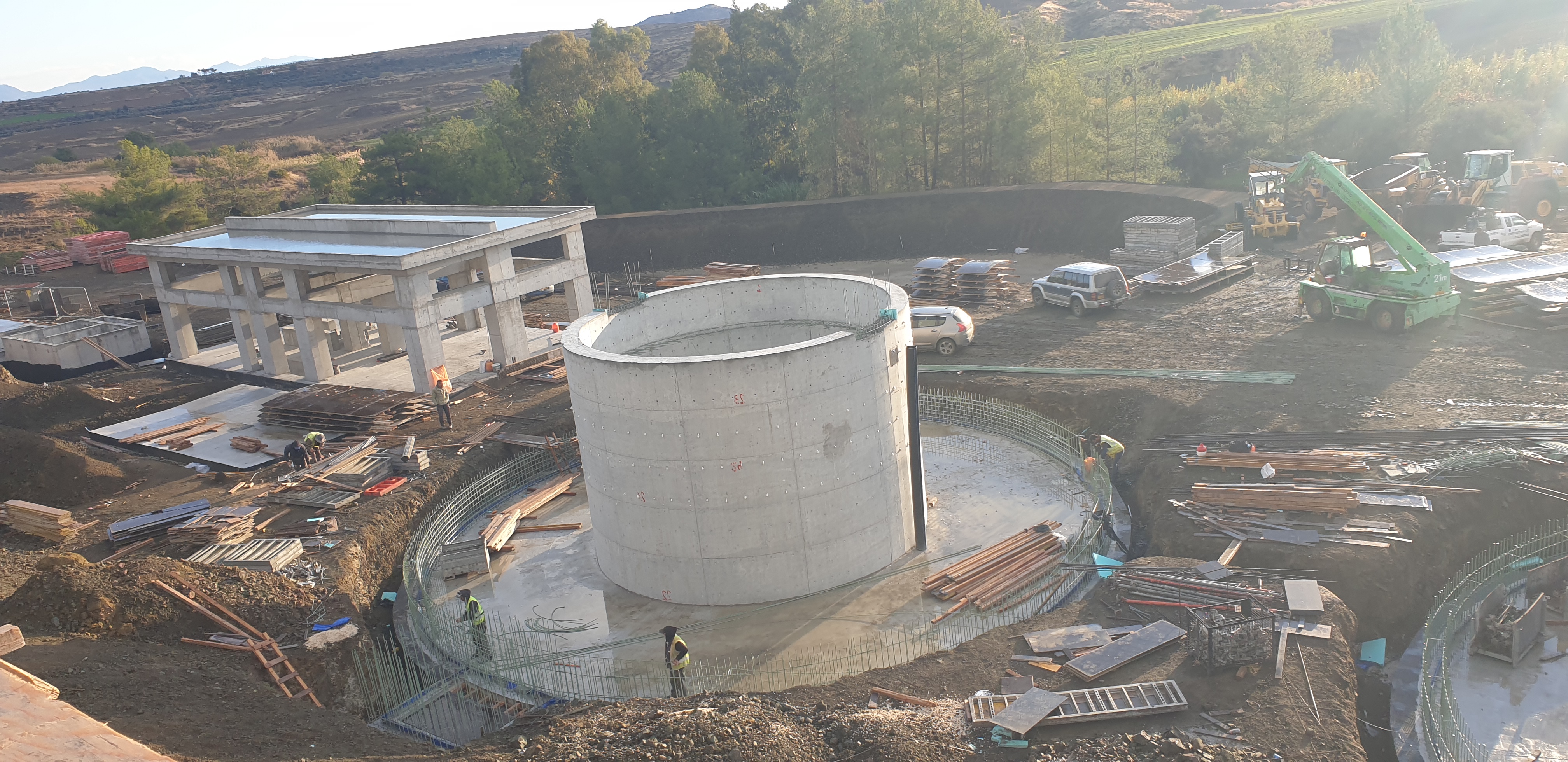 Solea district water treatment structure