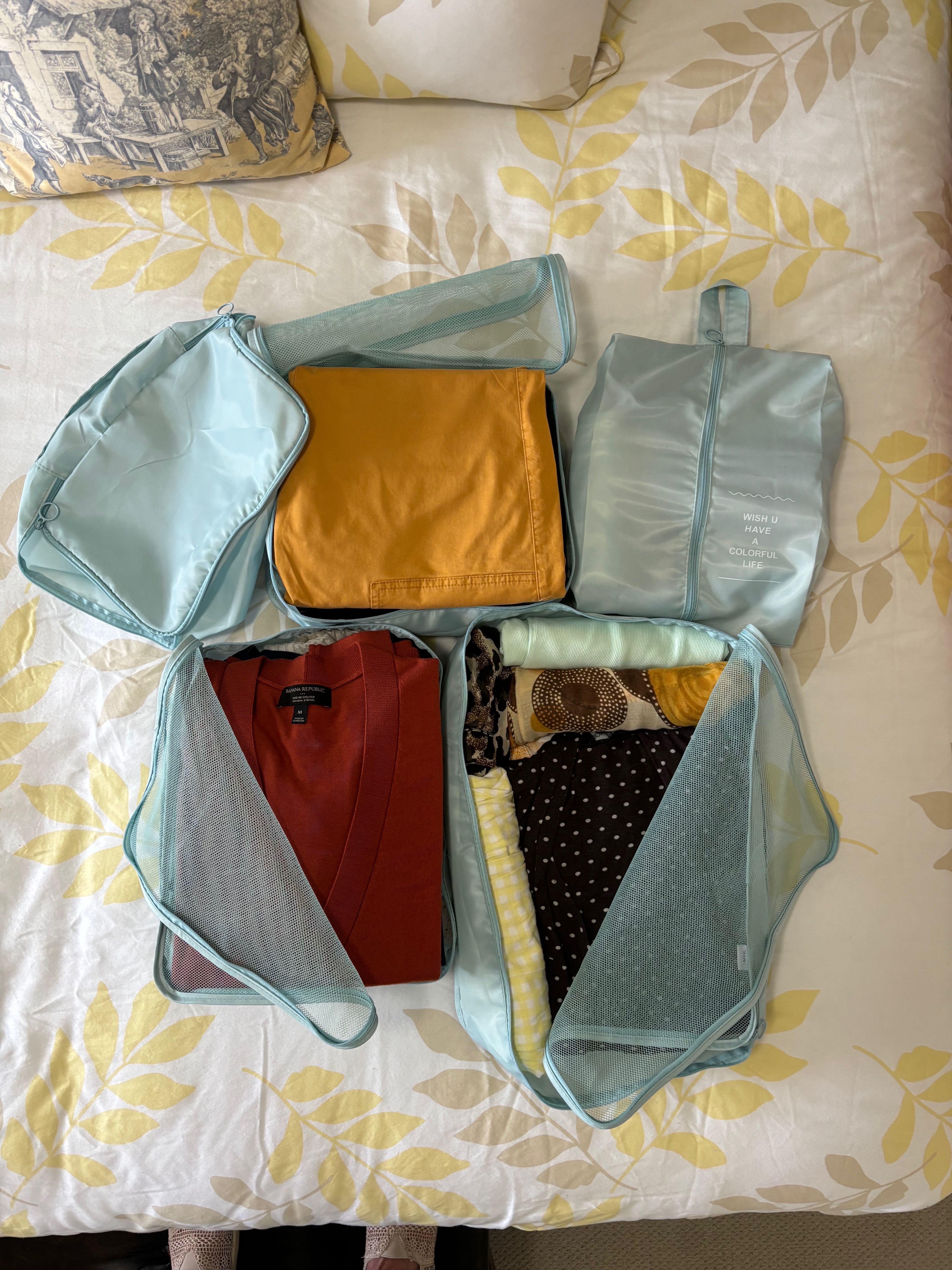 Women over 50 traveling solo packing 6 x P's