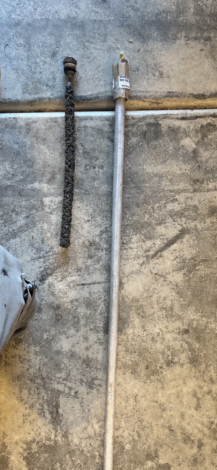 Replacing an anode rod in your water heater