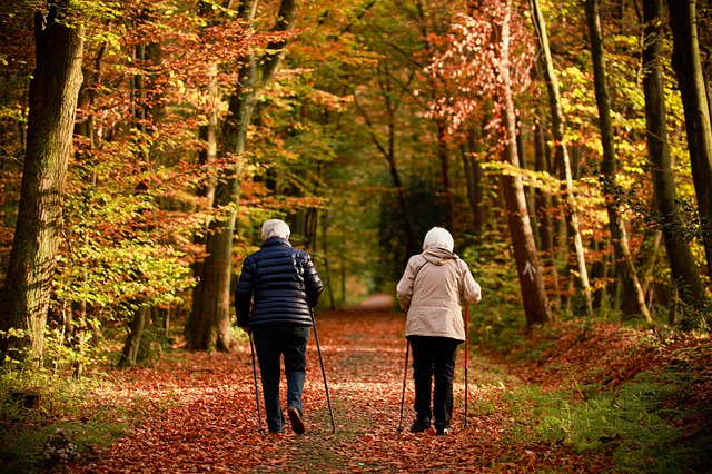 old people walking old people walking