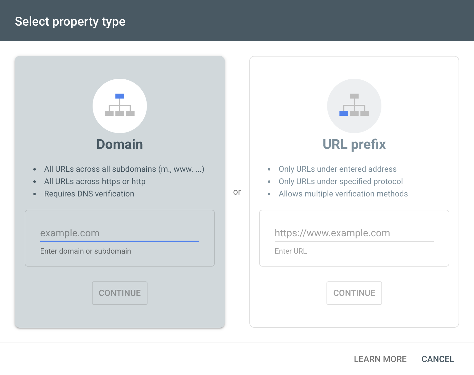 adding domain to GSC adding domain to GSC