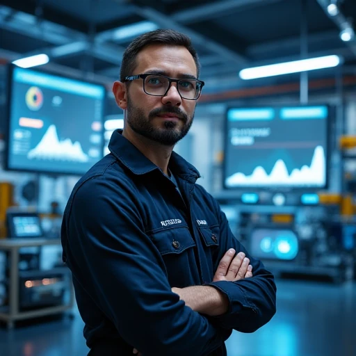 4 AI sales automation for manufacturing - business owner in a high-tech factory 4 AI sales automation for manufacturing - business owner in a high-tech factory