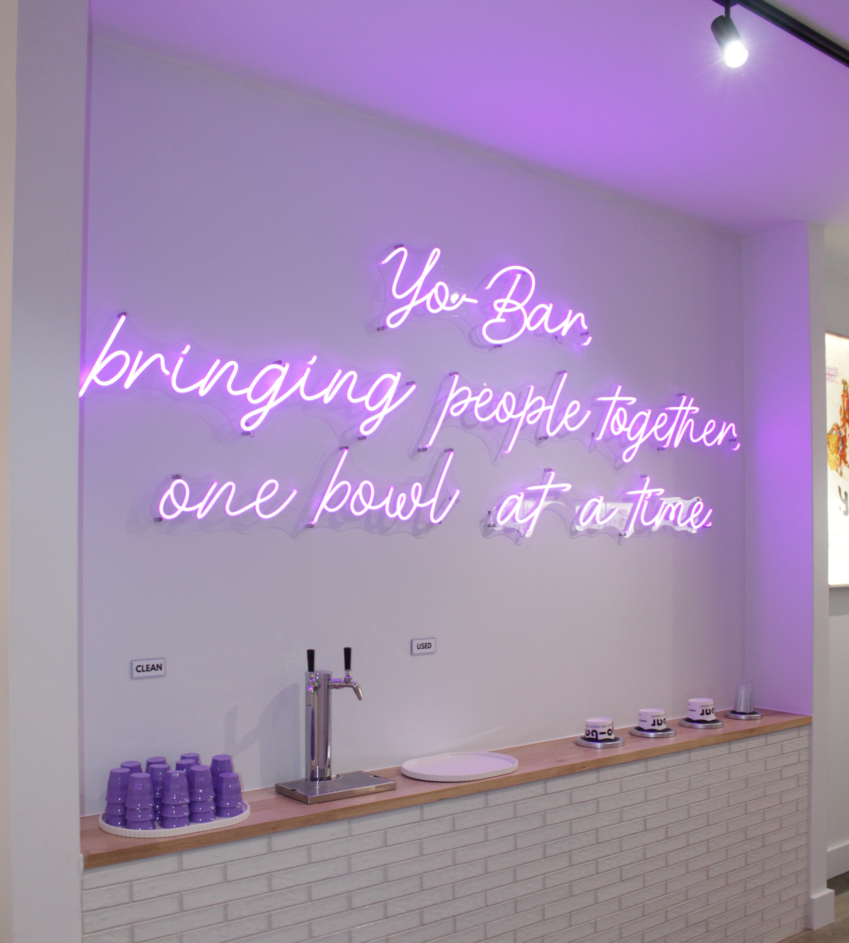 Yo Bar wall-bringing people together, one bowl at a time Yo Bar wall-bringing people together, one bowl at a time