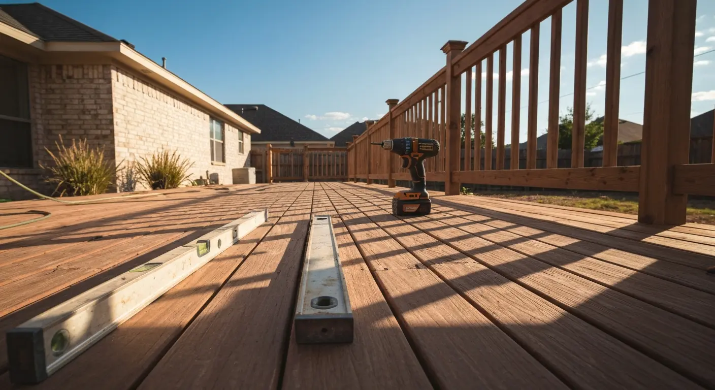 Deck construction project