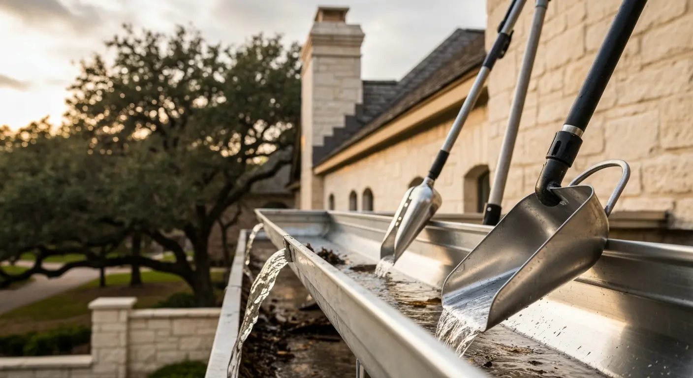 Gutter cleaning service