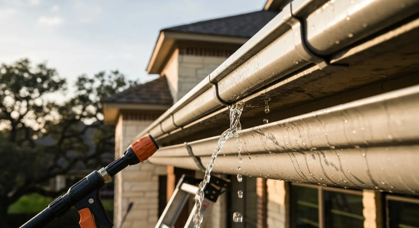 Gutter cleaning and installation