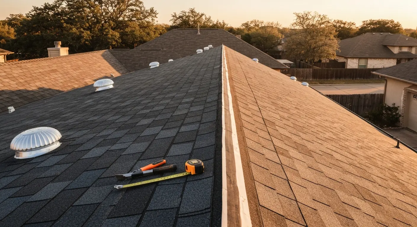 Asphalt shingle roof replacement