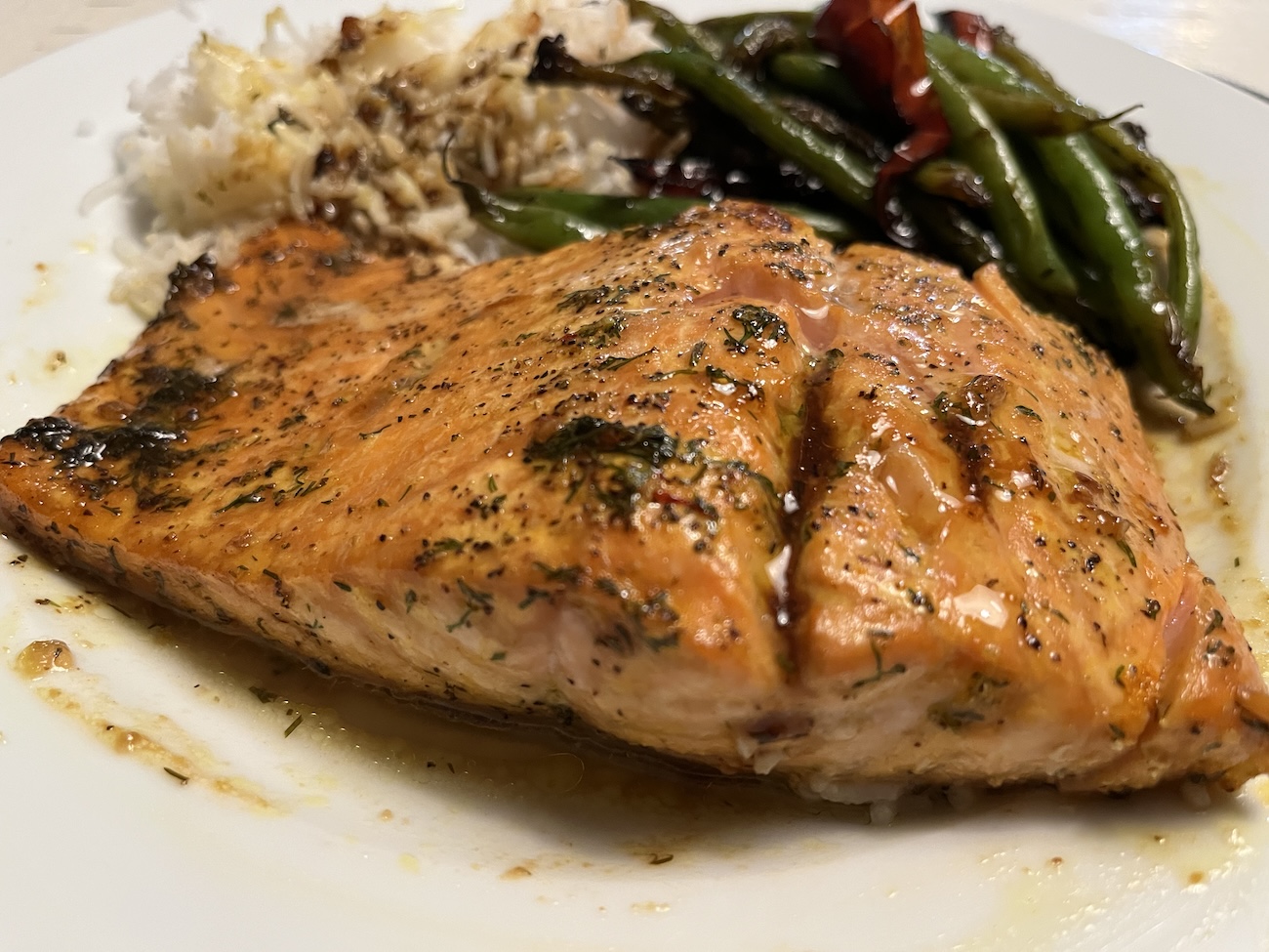 roasted dill salmon