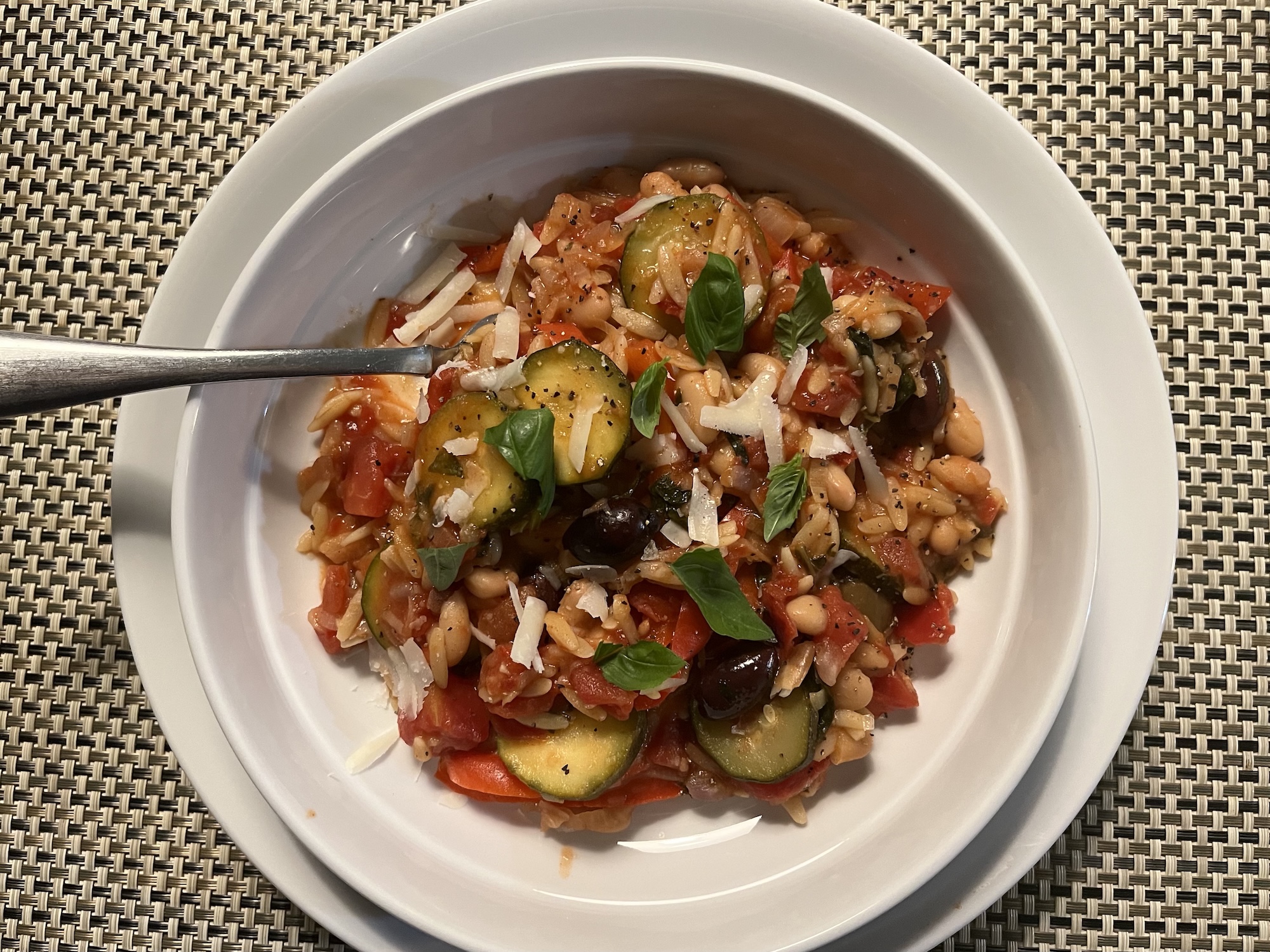 Colorful Plant-Powered Orzo for Senior Gut Health and Vitality