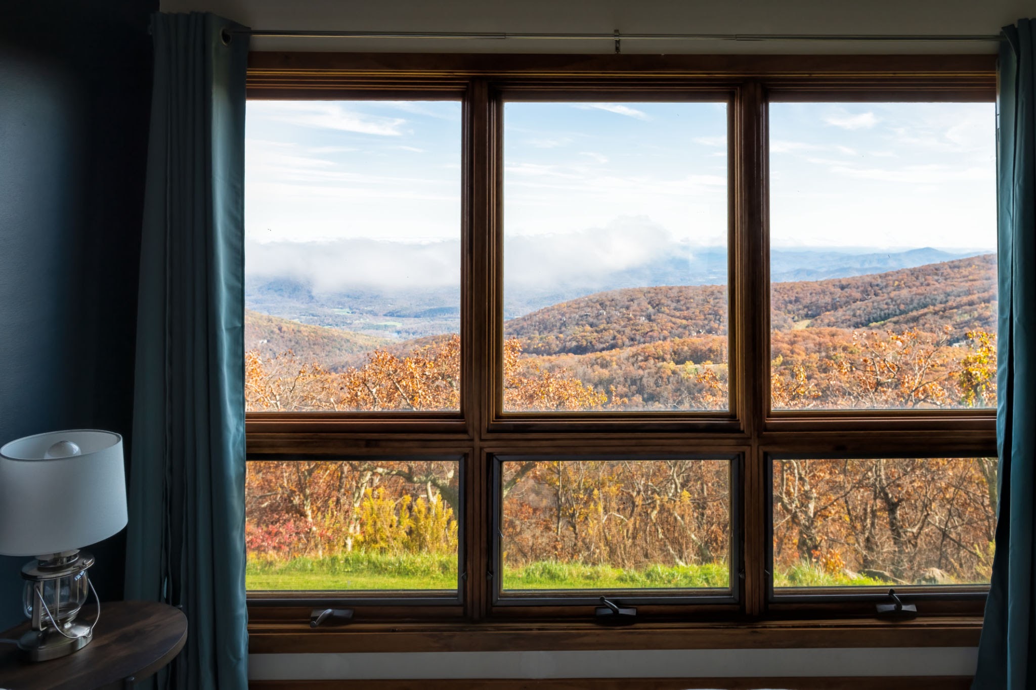 view of blue ridge mountains