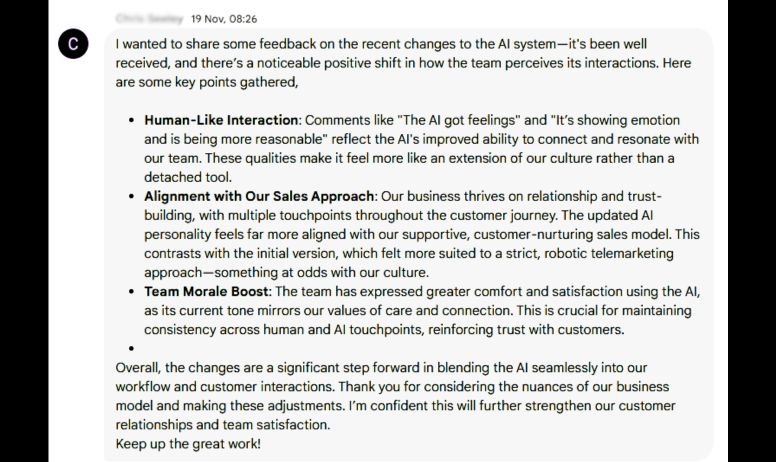 Call Guardian Client Feedback Call Guardian Client Feedback