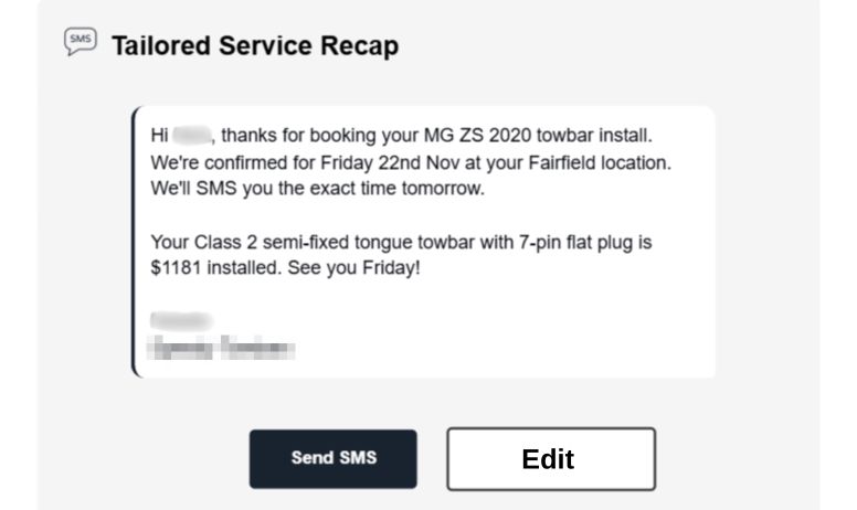 Hyper Personalised Tailored SMS Followup Call Guardian Hyper Personalised Tailored SMS Followup Call Guardian