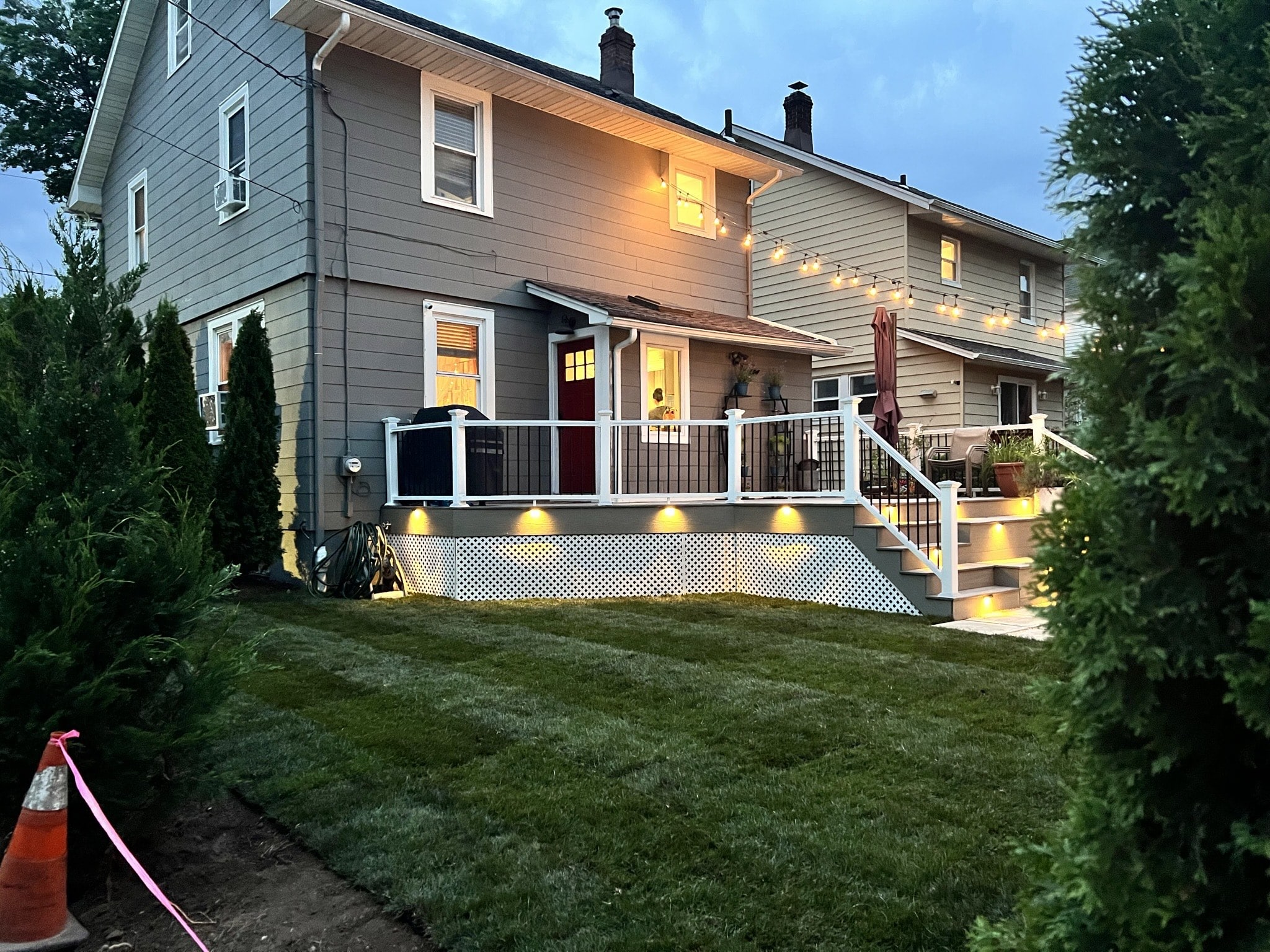 Re-imagine Landscape design and installation, beautifully installed deck on display