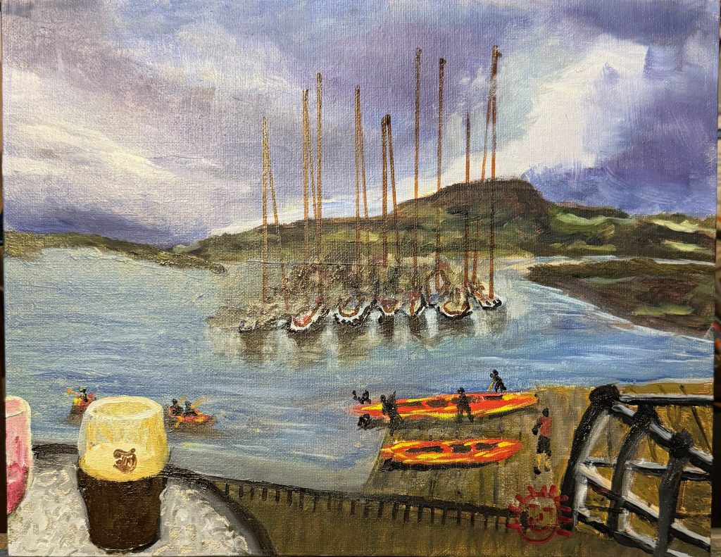 Dingle Bay Ireland, Oil on canvas, 11 x 14 in, $300 Dingle Bay Ireland, Oil on canvas, 11 x 14 in, $300